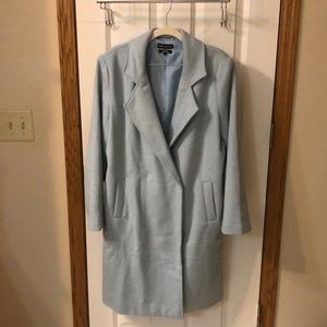 ❌SOLD❌Wednesday’s Girl Baby Blue Oversized Boyfriend coat